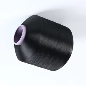 Global Recycled Standard High Tenacity 100% Recycled Polyester Mop Yarns GRS Certified Dope Dyed Weaving Knitting