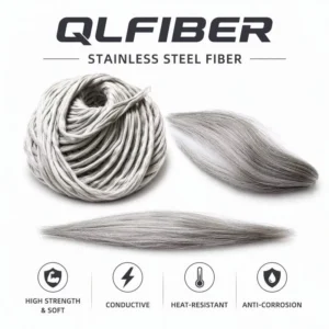 Glued Stainless Steel Fiber UHPC High Performance Concrete with Strength 5 and Twist 3