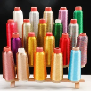 Gold 100% Polyester High Tenacity Dyed Metallic Thread 150d Embroidery DIY Handmade Computer Yarn Sewing Thread