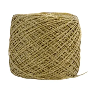 Gold Silver Hollow Fancy Yarn Crochet Thread Flash Handmade DIY Wire Bright Metallic Cotton Sewing Knitting Bag Doll Lace Cross