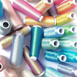 Gold and Silver Metallic Thread for Garment Sewing Metallic Yarn Accept Custom