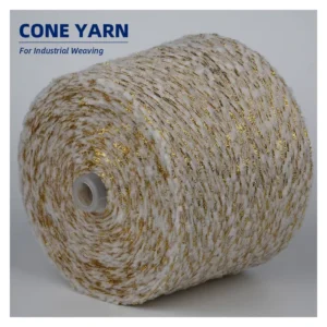 Golden Dragonfly Fancy Yarn for Luxury Knitting and Weaving Metallic Shine Textured Yarn OEM ODM Support