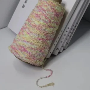 Good Quality Colorful Polyester Half Cashmere Yarn Fancy Space Dye Yarn Factory Supply for Garment Home Textile Crochet