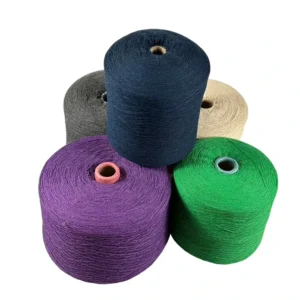 Good Quality Multi Colors Moisture Absorbent Cotton Recycle Cotton Blended Spun Yarn for Knitting