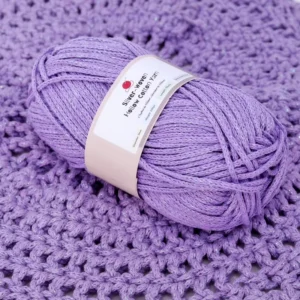 Gradient DIY Yarn for Hand Knitting 100% Cotton Starry Sky Glitter Thread Carded Dyed Pattern Hollow Yarn