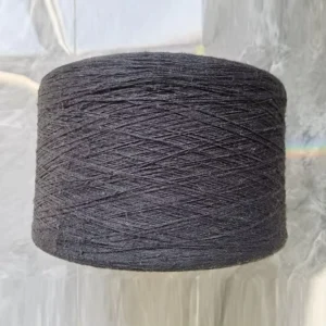 Grey Cotton Polyester Blended Yarn Low Twist OE Technics Eco friendly Anti static Recycled Multi color Melange Style High
