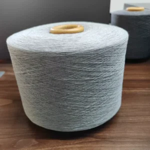 Grey Melange Regenerated Cotton Blended Knitting Yarn Dyed Pattern for Gloves Weaving Colors