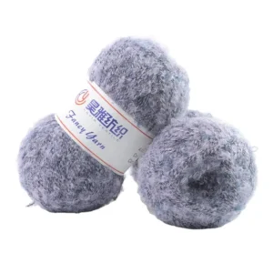 H11936 Wool Acrylic Nylon Boucle Loop Fancy Yarn Anti pilling for Knitting Scarf Sweater
