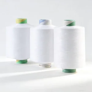 HS Factory Direct Sale Polyester Filament DTY Chenille Yarn Medium Elastic Mesh-free Bleached 50D 24F 36F 75D 36F 72F Textile