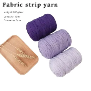 Hand Crocheted T Shirt Yarn Fancy Crochet Yarn by Laine for Creative Apparel Design