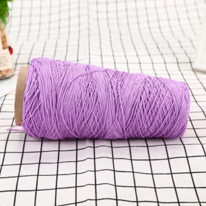 Hand Embroidery Crochet 6S/3 Burned Edge Core Spun Yarn 100% Cotton Anti-Bacteria Eco-Friendly for Sweater Hat Crafts Yarn