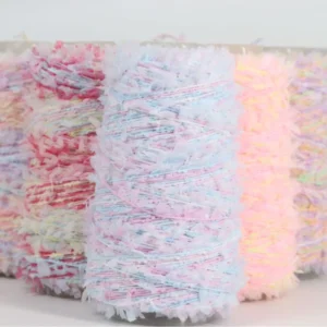 Hand Knitting Crochet Fancy Paper Yarn for Women Lady Doll Dress Scarf Cloth Skirt Coat Hat Bag