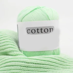 Hand Knitting Crochet Organic Cotton Yarn Summer Knitting Bleanded Fancy 100% Cotton for Scarf Socks