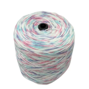 Hand Woven Crochet Yarn Acrylic Rainbow Knitting Thread Space Dyed High Tenacity DIY Crochet Shirts Hats Fancy Yarn Product
