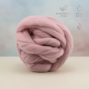 Handcraft Natural Hebei Combed Merino Tops White and Dyed Mercerized Wool 65 110mm 19 32mic