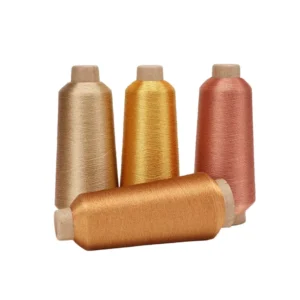 Handcraft Polyester Ribbon Gold Silver Embroidery Metallic Yarn Lurex Thread