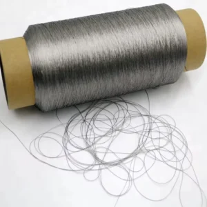 Heat Resistant 1200 Degree Stainless Steel Fiber Yarn Sewing Thread m Type Metallic Yarn