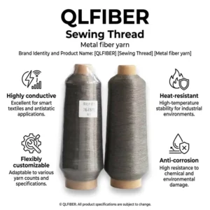 Heat resistant Anti static Raw Knitting Yarn for Sewing and Glass Kiln Use