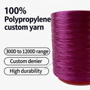 Heavy Duty Flame Retardant 100% PP Yarn for Webbing High Tenacity FR Polypropylene Yarn for Safety Belt