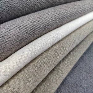 Heavyweight 100% Linen Upholstery Fabric 530gsm Natural Texture Oeko Tex 100 Certified for High End Sofa