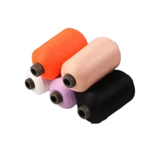 High Elastic Polyester DTY Yarn 75/36 Sim Black Plain White 100% Polyester Yarn for Knitting