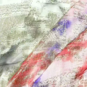 High Fashion Luxury 100% Real Silk Jacquard Fabric Hand Touch Soft Woven Technique for Girls’ Dresses High Quality Silk
