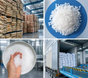 High Impact Recycled PP Copolymer Granules / Injection Molding Polypropylene Pellets for Plastic Chairs and Crates