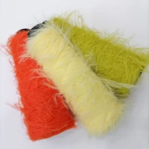 High Quality 100% Polyester Fancy Yarns 8cm Rabbit Hair Mohair 100% Nylon Mink Feather Yarns Knit Sweaters