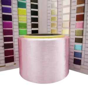 High Quality 150D Polyester Bright Fdy Yarn Dyed 100% Polyester Filament Yarn Polyester for Warp Knitting
