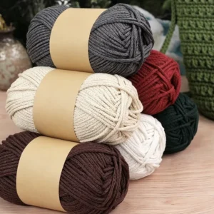 High Quality 2mm Polyester Cotton Braided Cord Macrame Cord Customized Color For Bag Hat Macrame Craft
