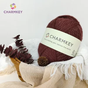 High Quality Chunky Acrylic Blend Yarn 50%Acrylic 50%Wool For Hand Knitting & Crocheting 100g