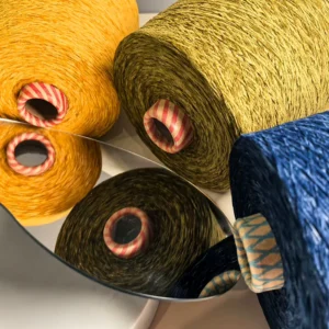 High-Quality Dope-Dyed Recycled Polyester Yarn 2.5NM&4.5NM&5,5NM 100% Polyester Weaving Yarn