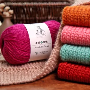 High Quality Fancy Yarn 40 Colors Spot Cashmere Such As Australian Wool acrylic cashmere Silk Blended Yarn