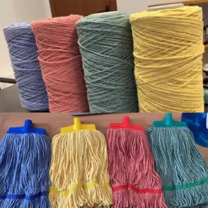 High Quality Heavy Fair Low Price 0.6s 5plies Twist Recycled Cotton Mop Yarn Open End Ne6s /4 Cotton Yarn