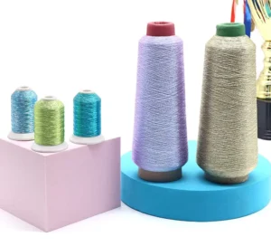 High Quality Metallic Embroidery Thread 150D 2 100% Polyester Mercerized Filament Yarn for Crochet Sewing Garment