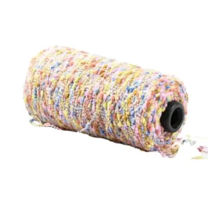 High Quality Polyester Yarn Fancy Yarn 5.5NM 1 Bean Yarn for Knitting