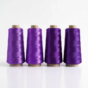 High Quality Raw White Polyester Spun Yarn 20s/1 24s/1 30s/1 40s/1 Ring Spun Waxed Unwaxed Yarn