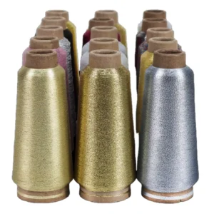 High Quality Sparkle Yarn Pure Metallic Thread MS ST MHS Type