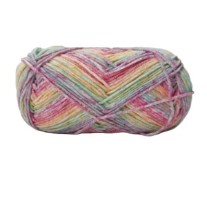 High Quality Strong and Colorful Crochet Yarn Hand Knitting Cotton Acrylic Fancy Spray Dyeing Yarn for Weaving