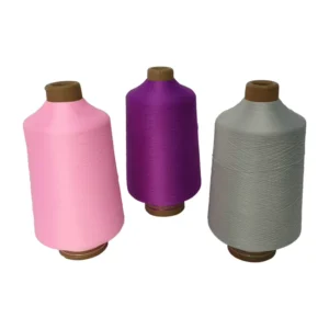 High Stretch Texturized 100% Polyester Dyed Imitation Nylon Yarn for Knitting and Embroidery