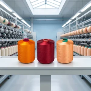 High Tenacity 100% Polyester Drawn Texturized Yarn 150/48 DTY Eco-Friendly Dope Dyed Color AA Sewing Hand Knitting