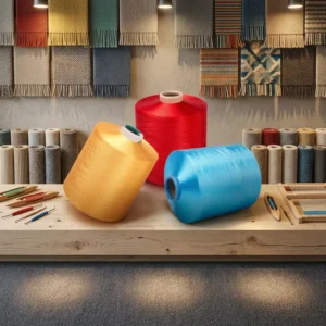 High Tenacity 100% Polyester Filament Drawn Texturized Yarn 150 48 DTY S Z Twist Eco Friendly Dope Dyed Sewing Embroidery