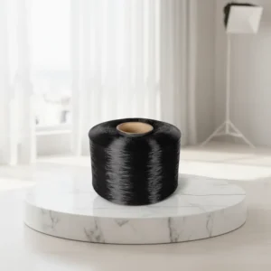 High Tenacity 840D 144F 98% Recycled Polyester Yarn Dope Dyed Black Nylon6.6