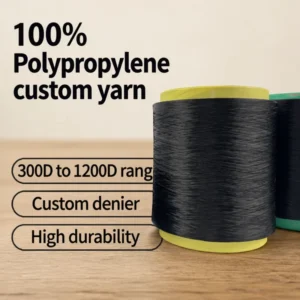 High Tenacity 900D FDY Solid Core 100% Polypropylene Yarn OE Tear Resistant for Outdoor Backpacks & Hand Knitting Raw