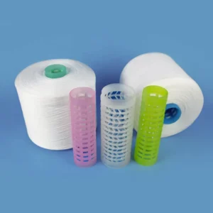 High Tenacity Dyed 100% Polyester Core Spun Yarn Fabric in Paper Cones for Sewing Thread