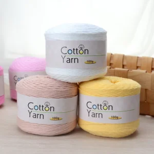 High Tenacity Eco Friendly Cotton Sewing Threads Hand Knitted Yarn for Dyed Fabric Quality Supplies