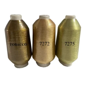 High Tenacity MS ST Type Gold Metallic Thread Yarn for Embroidery Knitting and Weaving