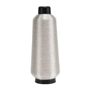 High Tenacity Pure Silver Yarn for Metallic Yarn Thread Polyester Metallic for Embroidery Knitting Machine MS Type