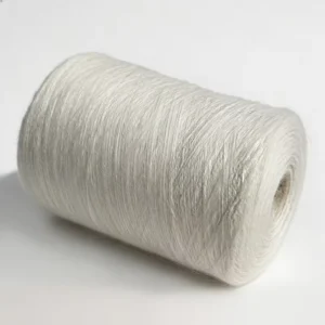 High Tenacity Recycled 50/50 Cotton Acrylic Yarn GRS Certified Bleached Dyed Blended Yarn for Weaving Knitting