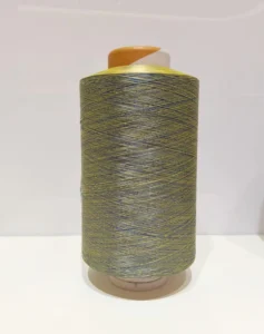 100% Nylon DTY 70D 24F Special Two Color blocking 2PLY Yarn AA Grade Semi Dull Dye Black High Tenacity Strength S Z Twist Sewing